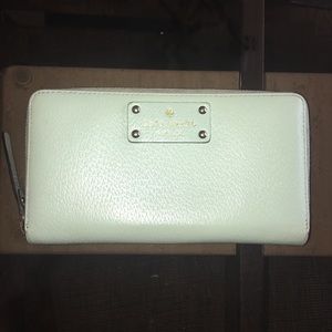 Sea foam green Kate Spade wallet